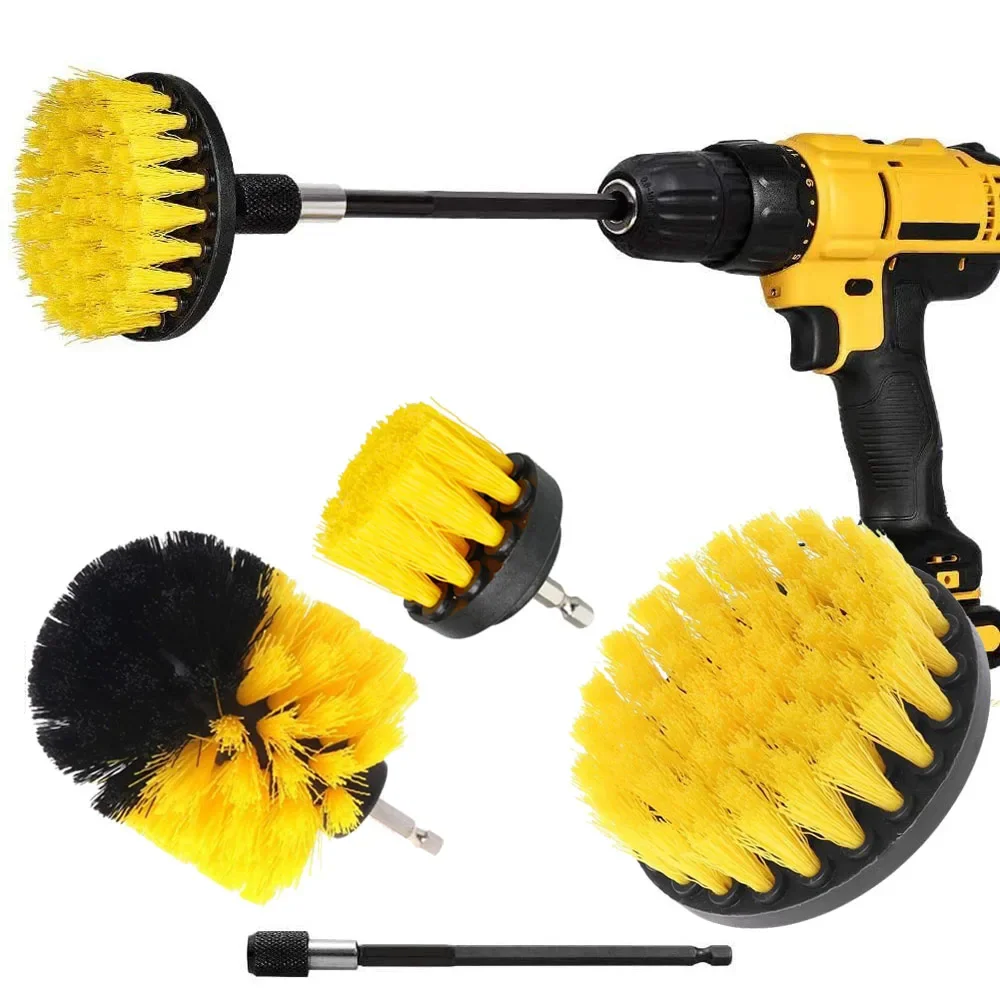 Power Tools Windows - Drill Brush Attachment Set Power Scrubber