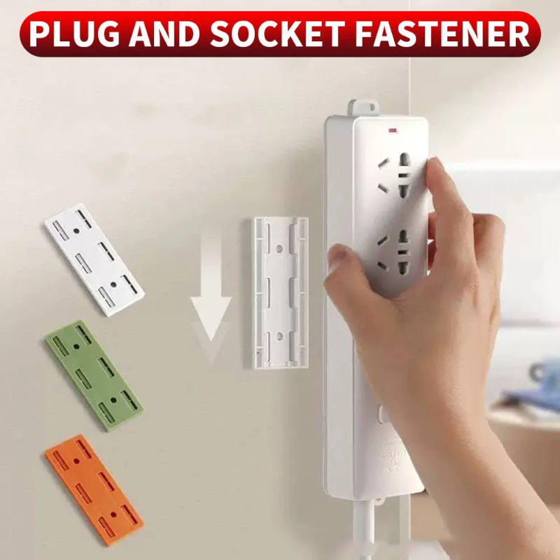Power Tools For Home - Self-Adhesive Power Socket Strip Fixator Wall