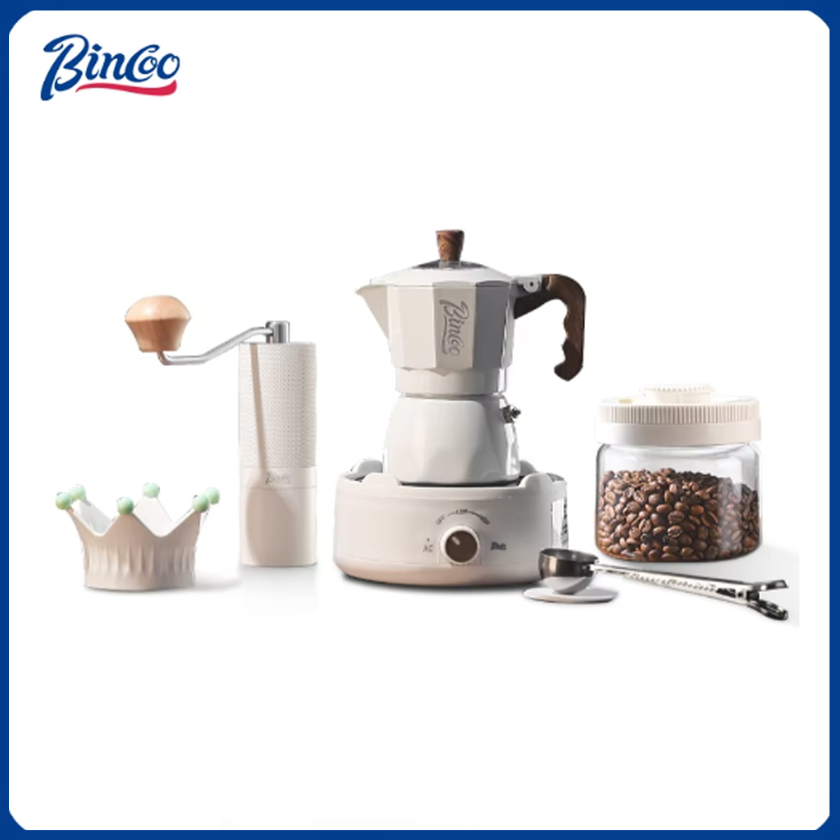 Power Tools For Home - Bincoo Dual Valve Moka Pot Espresso