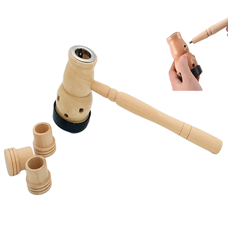 Power Tools China - Wooden Moxibustion Tool Handle Gourd Moxa