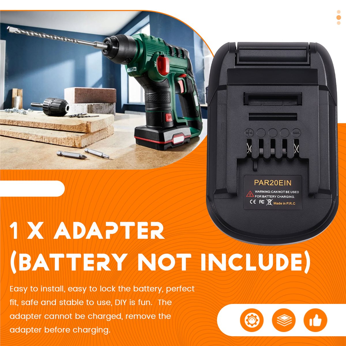 Power Tools Einhell - AA19 Battery Adapter for Parkside 20V