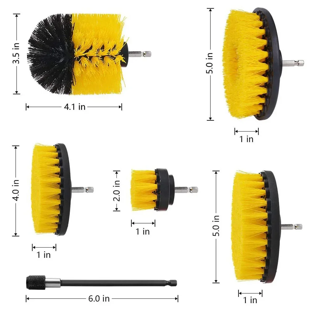 Drill Brush Attachment Set Pow - Power Tools Windows review and price