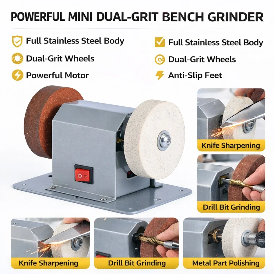 Mini Electric Bench Grinder Sh - Power Tools Usa review and price