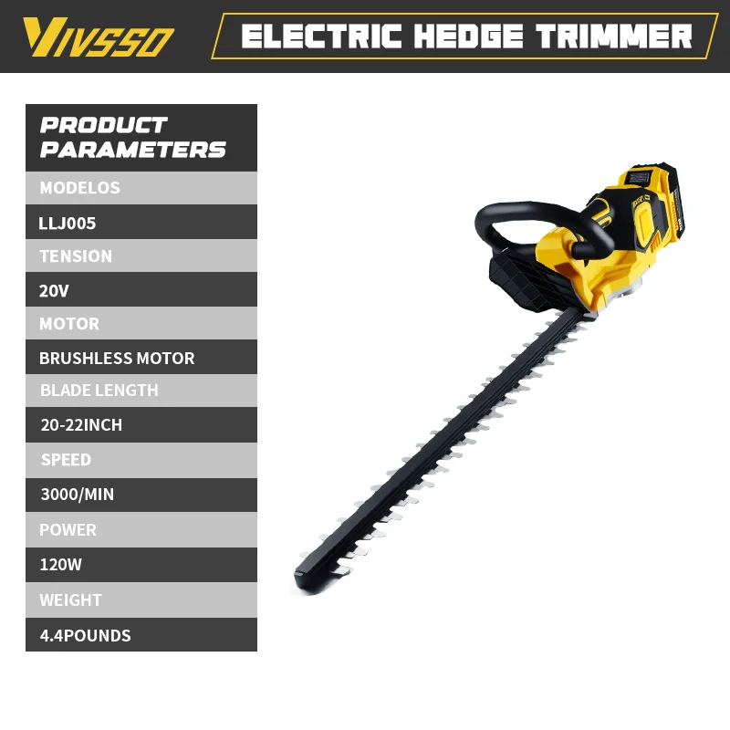 VIVSSO Cordless Electric Hedge - Power Tools Usa review and price