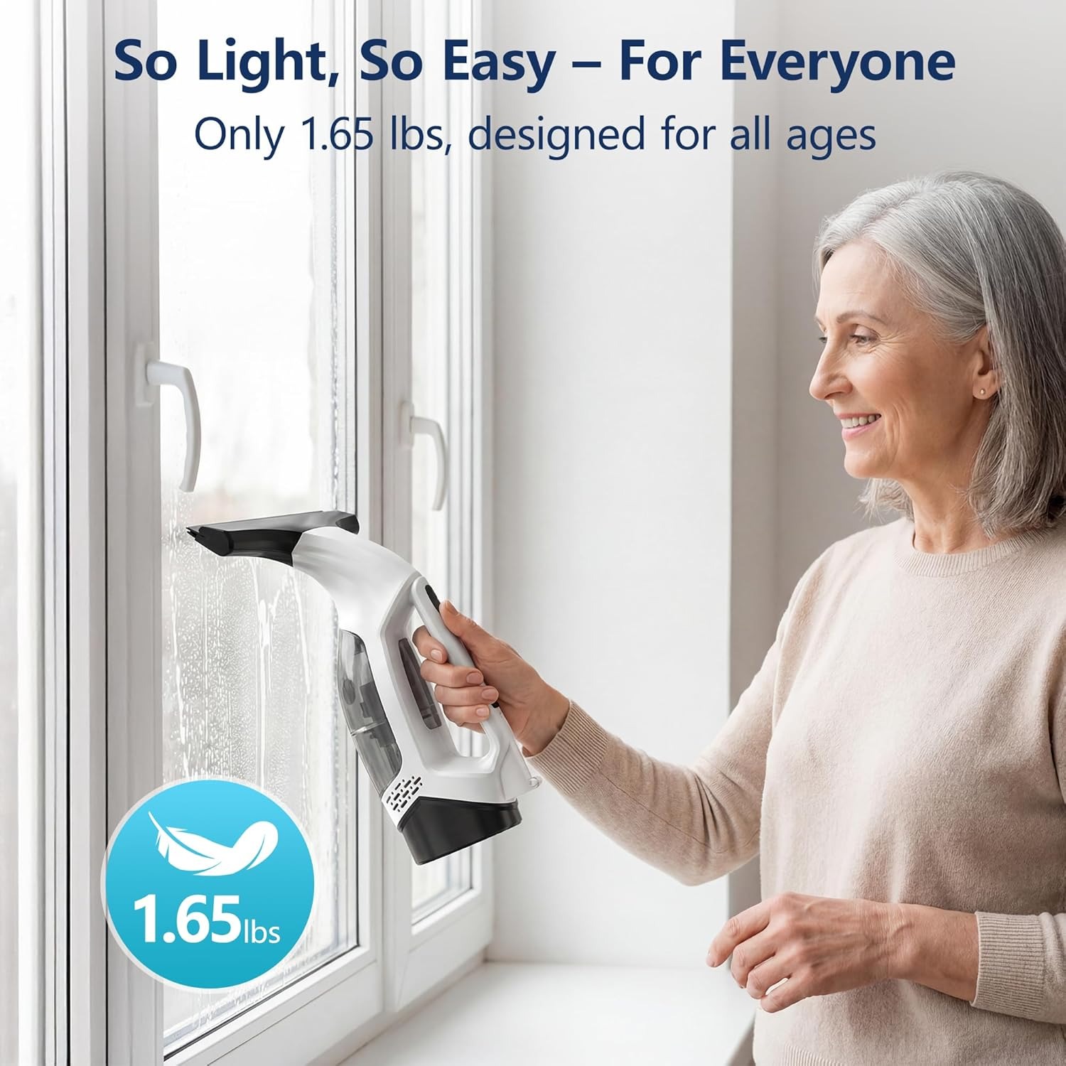 2000Pa Handheld Window Vacuum  - Power Tools Usa review and price